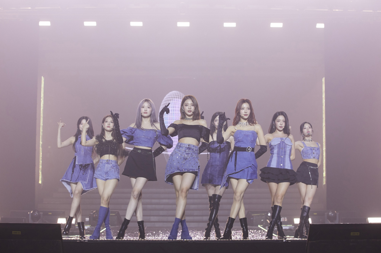 Group performance live on stage